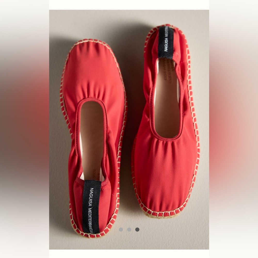 New Anthropologie Naguisa Allium Mesh Espadrille Flats